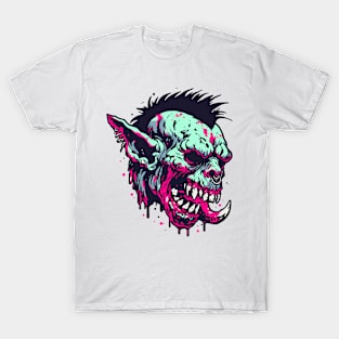 Horror orc head T-Shirt